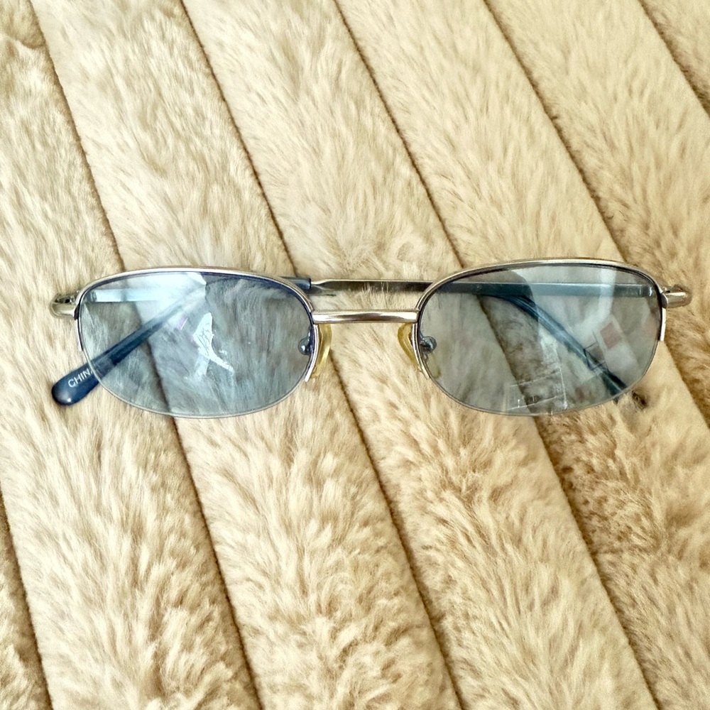 Vintage Y2K sunglasses blue lenses